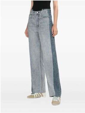 Rag & Bone The Shea High-Rise Ankle Straight Jeans – York Spliced